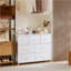 Commode avec 7 tiroirs, grande commode pour la chambre à coucher, grande commode pour le salon-799133359