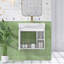 Meuble-lavabo mural simple 23,6 po avec comptoir en céramique-133699741