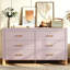 Commode double 6 tiroirs en bois robuste-1367961084