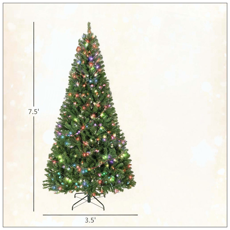 Arbre de Noël avec DEL RVB dynamiques et télécommande