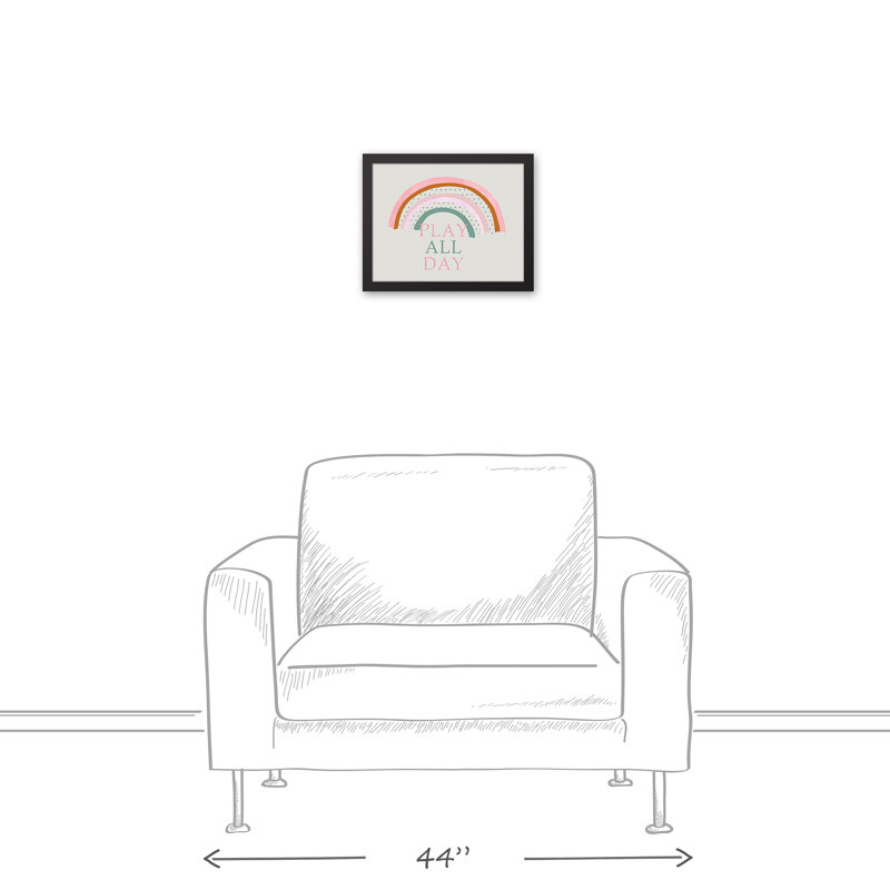 «Dots Play all Day», art encadré, H 15,75 po x l 12,75 po x P 1,75 po