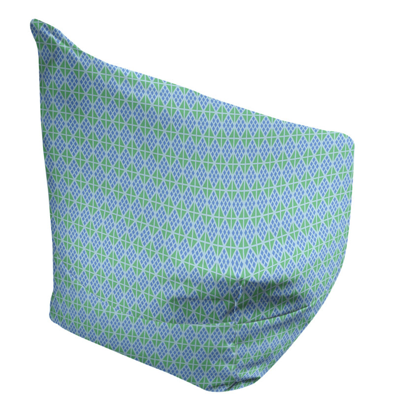 Fauteuil à billes standard & Leffel, Pas de bourre, Bleu et pastel, H 86 po x L 2 po x P 43 po