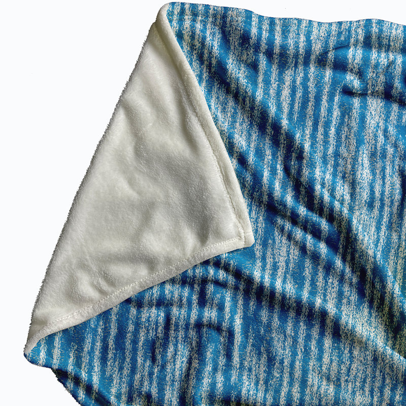 Brauer Abstract Blanket, Blue