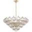 Julie Neill Caselli 36" Basket Chandelier with Clear Glass-1190424785-1190424784