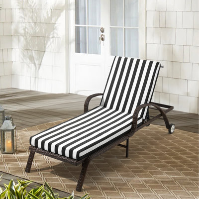 Coussin de chaise longue d'extérieur