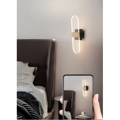 Sharlinda Iron LED Flush Mounted Sconce