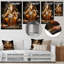 «Hinduisim Art Ganeshas Blessing II» - Décoration murale en métal Hinduisim-316283885
