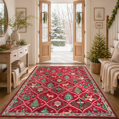 Laziya Christmas Rug