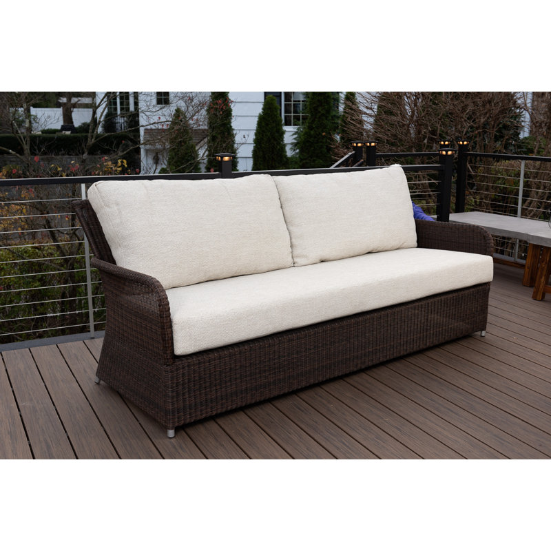 Stafani Outdoor 3 - Seat Patio Sofa, Gray