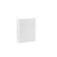 Compact Wall Mounted Galvanised Steel Lockable Weatherproof Post Box - 26x33x9cm-64111940