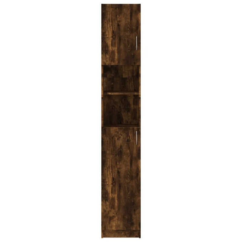 Campbellton vidaXL Bathroom Cabinet 32x25.5x190 cm Engineered Wood, Oak