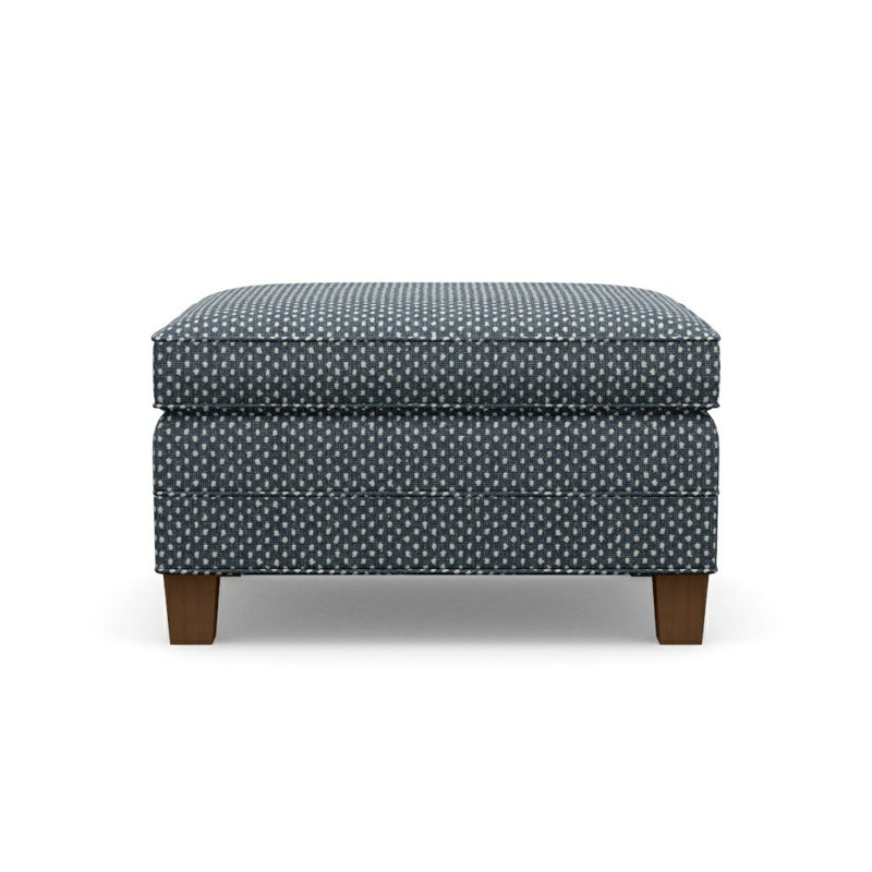 Renee Ottoman, Walnut, Macrame 090636
