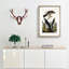 Goshawks & Stanley Hawk by John James Audubon - Picture Frame Painting Print-55735207-55735208