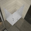 Cabine de douche carrée à charnière 42 po x 72 po Avalux GS-15205989