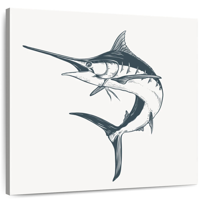 Crowle Marlin Fish, 36" H x 36" W