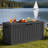 43.31"W 75 Gallon Water Resistant Resin Lockable Deck Box(Black)-123493975