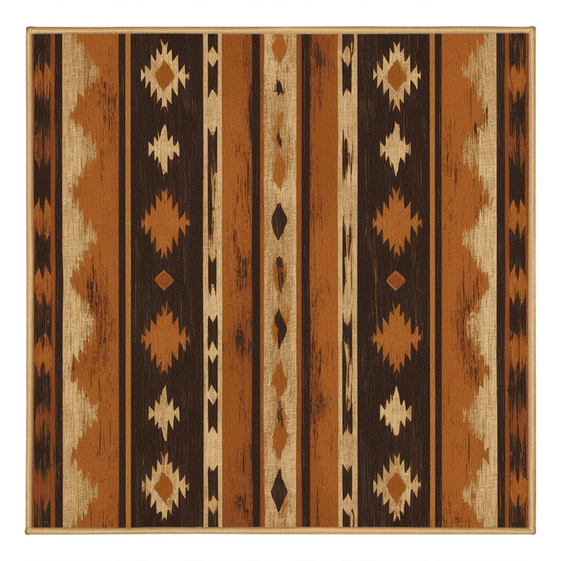 Ceremonial Shadow Rug, Square 6'