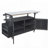 Foldable Outdoor Kitchen Island with Lockable Wheels, Storage, and Towel Rack for Patio Cooking and Serving-1774893599