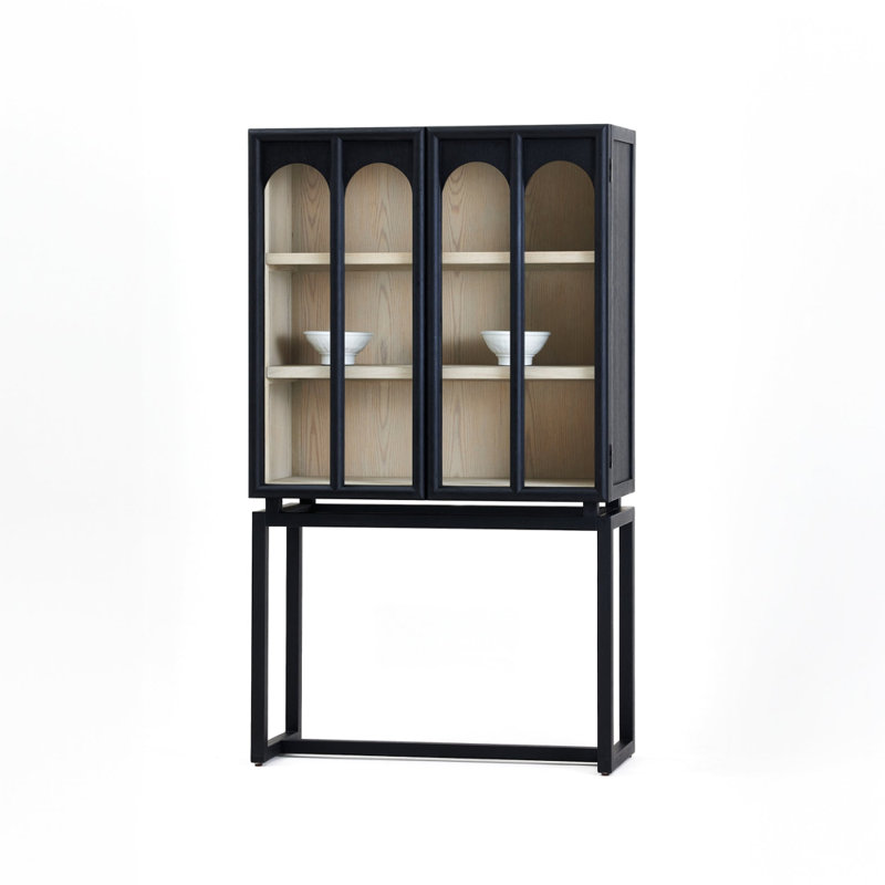 Solid Wood Rectangle China Cabinets