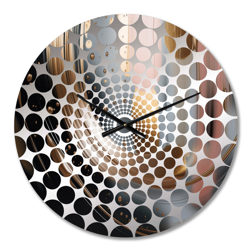 Libia - Horloge murale abstraite en marbre, Petit