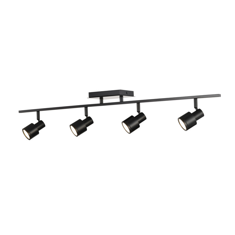 35'' 4 -Light Fixed Track Track Kit with Dimmable and Adjustable Head