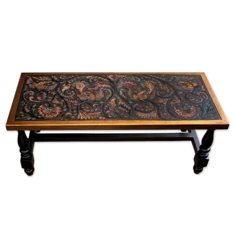 Table basse en bois massif