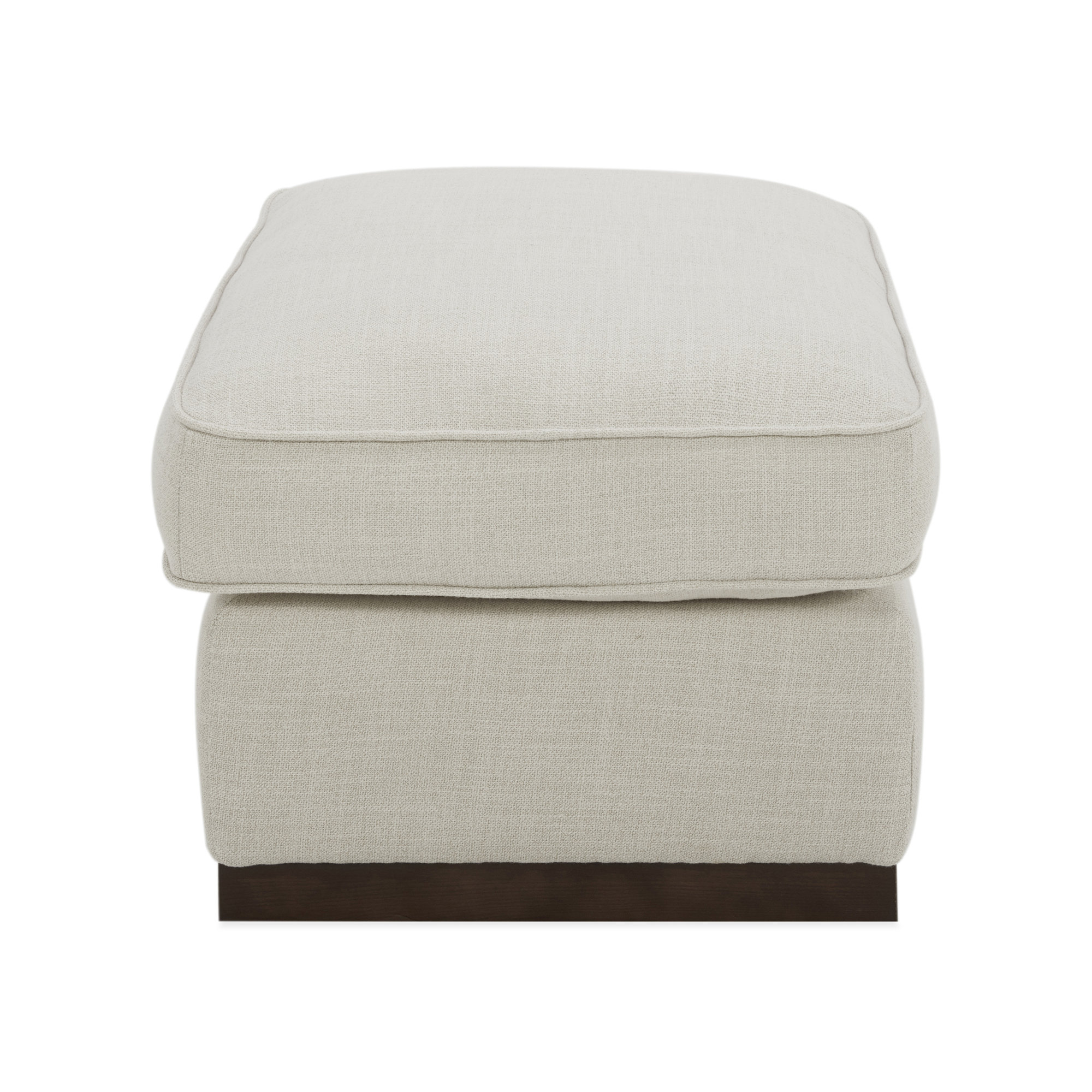 Bobbi 4 Piece Upholstered Living Room Set, Effie Linen Performance Linen