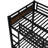 Twin Xl Metal Bunk Bed That Splits Into Two Beds, Vintage Wood Color, Stable And Quiet, Fast Simple Installation Process With - Colored Finish, Separable Independent Units, Mechanism, Noise Operation