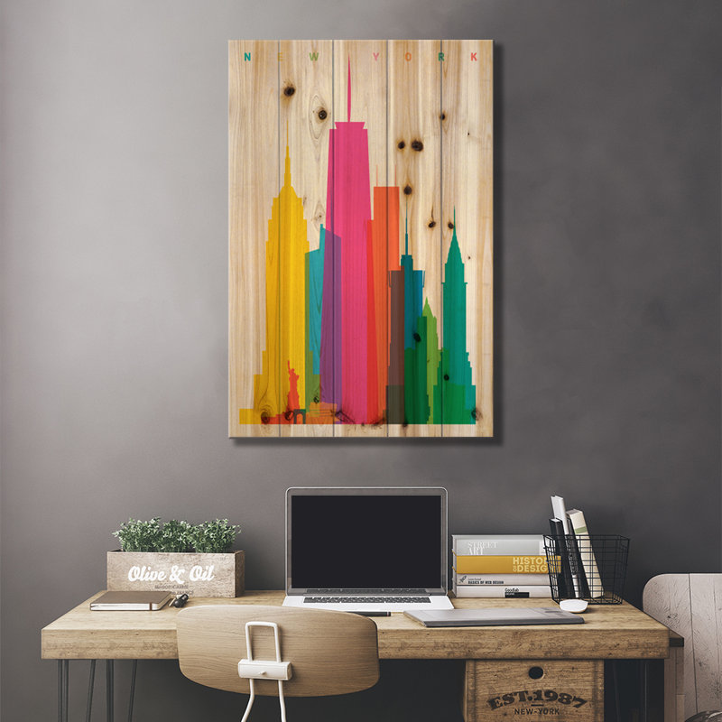 «By Yoni Alter», reproduction d'impression sur toile, H 26 po x l 18 po x P 1,5 po, Toile avec cadre noir