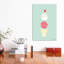 «Ice Cream and Cherry I» par Ann Kelle - impression d'art graphique-52799875-52799876