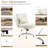 Upholstered Armless Task Office Chair without Wheels-1870263471