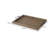 Liy 24 Inch Decor Serving Tray, Beaded Frame, Fir Wood, Metal Handles