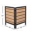 2-Panel Outdoor Air Conditioner Fence Screen