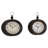 Aliette Metal Pocket Watch Style Cream Decorative Wall Clock Set