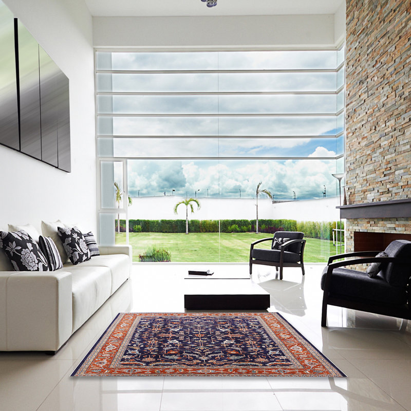 Kisag Oriental Indoor Rug, Square 7'