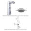 Robinet de lavabo vasque à capteur tactile sans contact-50085665
