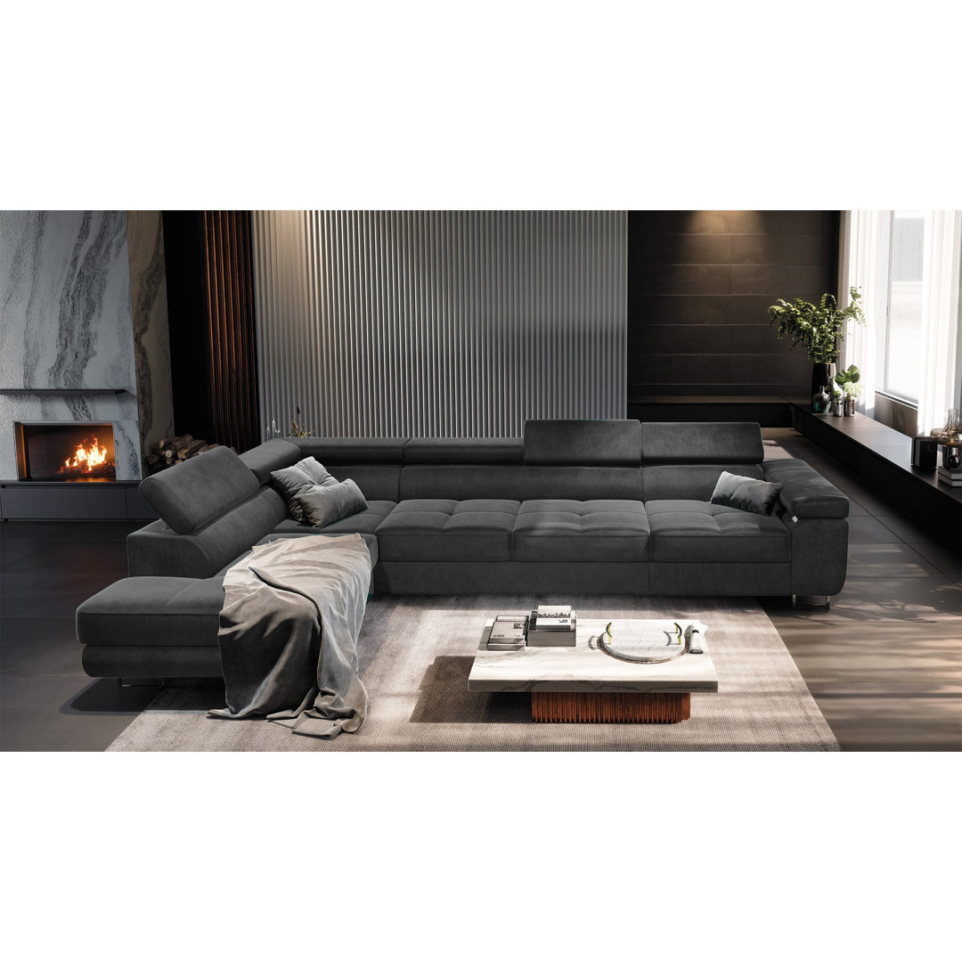 Ecksofa Escanaba mit Bettfunktion