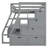 Full Size Loft Bed with 7 Storage Drawers, 2 Shelves, and Built-in Desk – Space-Saving Full Loft Bed for Bedroom-2061849348