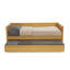 Camello Twin Solid Wood Daybed with Trundle-2033388164