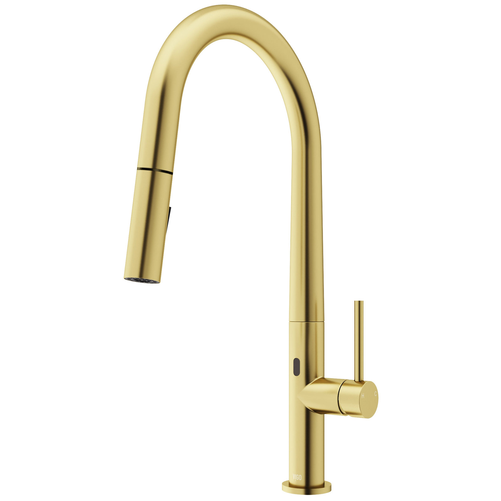 Greenwich Touchless Pull-Down Kitchen Faucet, Matte Brushed Gold