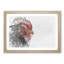 Grey Rooster Looking West in Abstract - Picture Frame Graphic Art Print-55736242-55736247