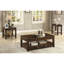 Table d'appoint contemporaine avec tablette 1 pièce