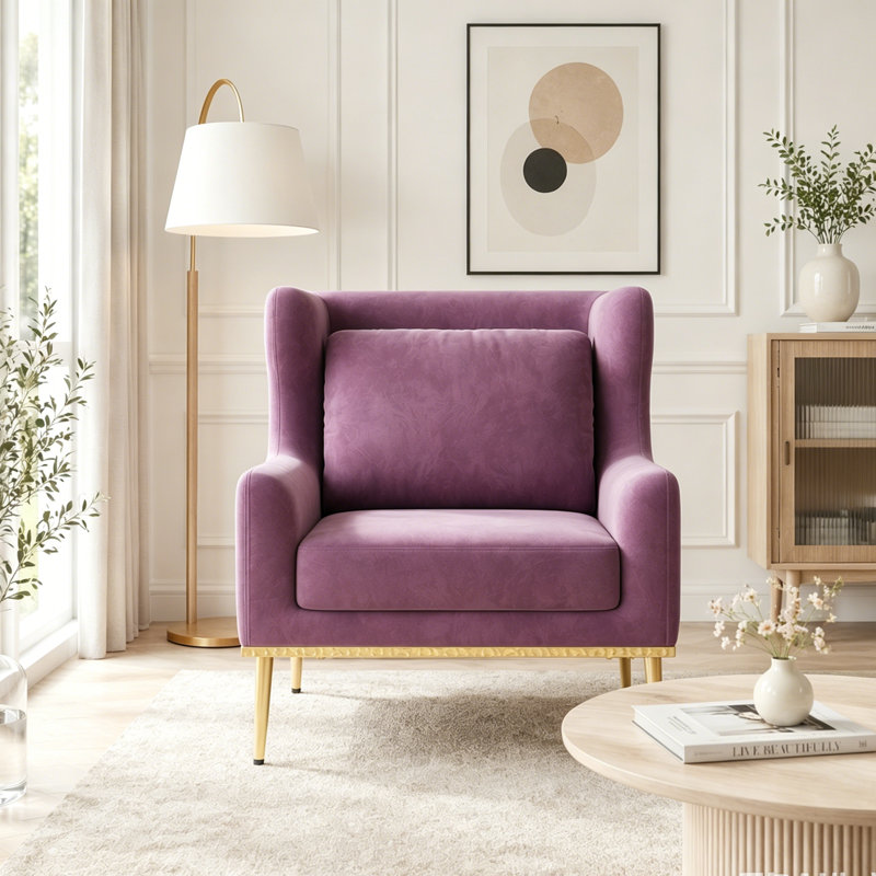 Chaise de lecture Modern, Purple