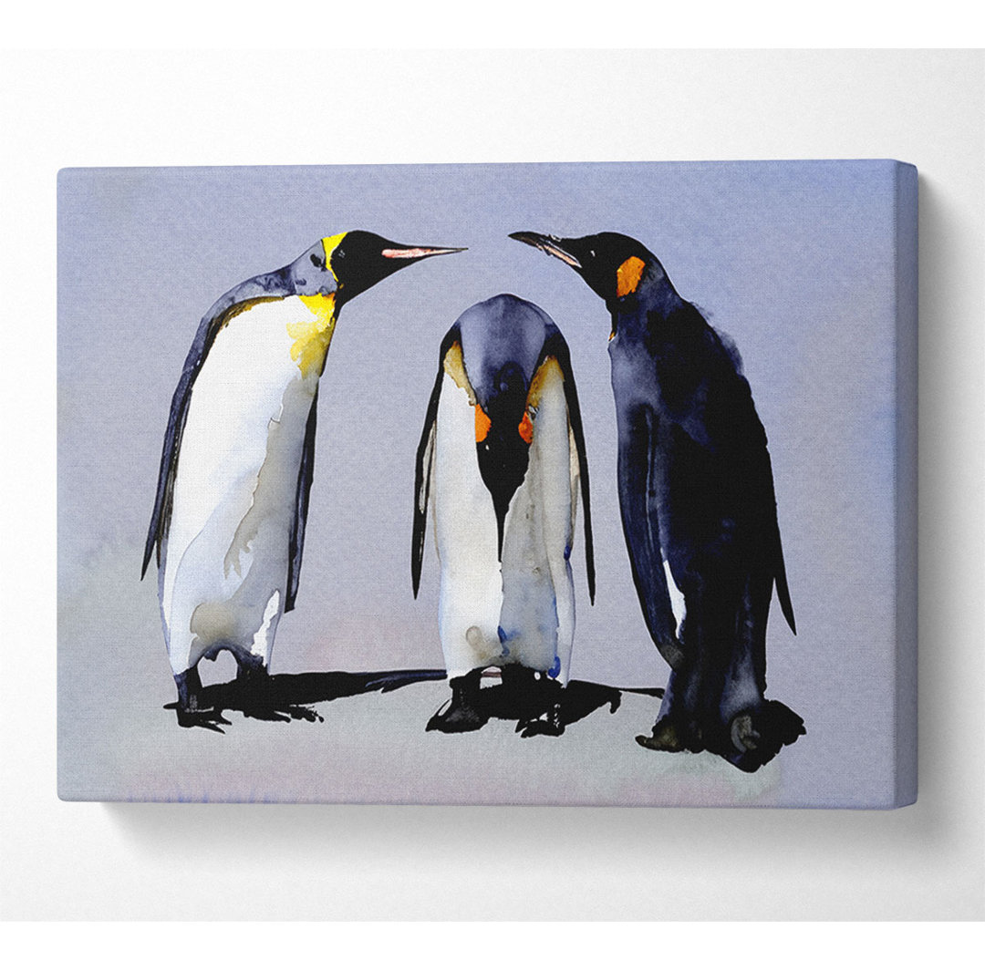 Penguin Shame - Kunstdrucke auf Leinwand - Wrapped Canvas