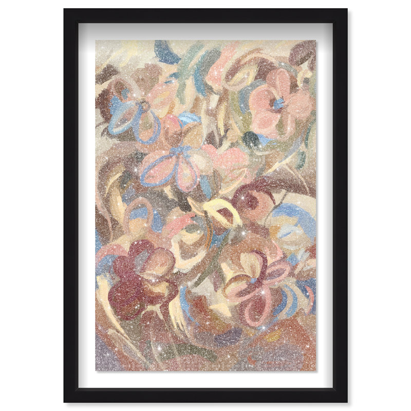 Moving Eden Print by Oliver Gal, 46.5"H x 31.5"W, Black Shadowbox