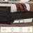  Farmhouse Full Size Wood Bed Frame with Footboard Storage Cabinets, Black-596731038-597656055