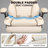 Executive Office Chair with Padded Flip-up Arms, 360°Swivel Free, Easy to Assemble, Beige-1323285779