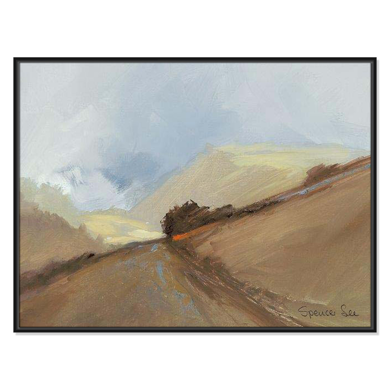 Heaven And Earth II by Spencer Lee, 31.5'' H x 41.5'' W x 2'' D, Black Framed