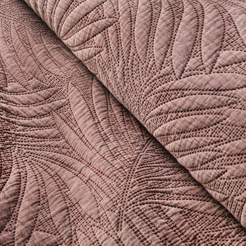 Rhoden Floral Bedspread, Pink, W220 x L240cm
