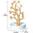 Handcrafted Solid Wood Tree Jewelry Organizer – Christmas Decor & Mother’s Day Gift for Mom